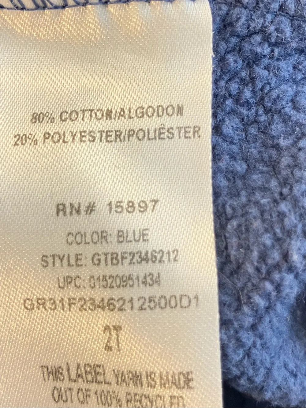 Garanimals soft blue